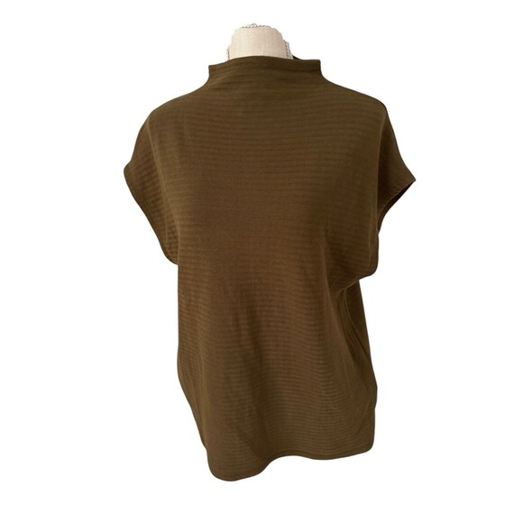 Madewell‎ Oversized Funnelneck Tunic Top in Golden Spinach Size XS - Picture 2 of 8